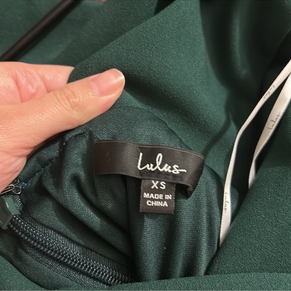 Lulus Dark Green Dress - Picture 4 of 6